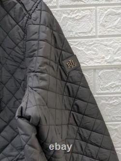 New Lauren Ralph Lauren Women's Quilted Coat Black Sz XL