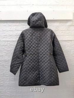 New Lauren Ralph Lauren Women's Quilted Coat Black Sz XL