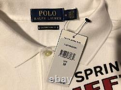 New M Polo Ralph Lauren Track & Field Chariots Stadium Hurdles Mesh Polo Shirt