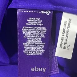New NWT Ralph Lauren Collection Purple Label Bow Neck Silk Blouse Top US 8