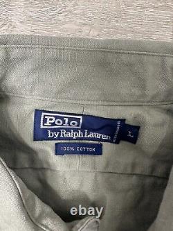 New POLO RALPH LAUREN 1992 sportsman fishing Sz Large L Rare