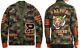 New Polo Ralph Lauren The Iconic Camo P-wing Letterman Cardigan Sweater 2xl