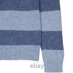 New Polo Ralph Lauren 100% Wool Knit Men Long Sleeve Rugby Polo $350 Small NWT
