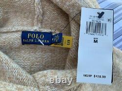 New Polo Ralph Lauren Bear Wool / Cashmere Sweater Medium