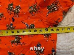 New Polo Ralph Lauren Equestrian Horse Dog Western Sportsman Aztec Shirt XL