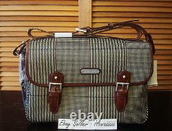 New Polo Ralph Lauren Houndstooth Messenger Travel / Work Tablet Laptop Bag