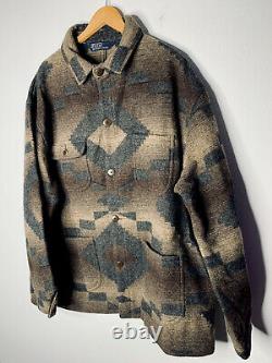 New Polo Ralph Lauren Jacket VTG Hunting Chore Country Indian RRL Aztec Navajo