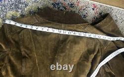 New Polo Ralph Lauren Large Brown Leather Hunting Jacket RRL Oil VTG Coat XL RLX