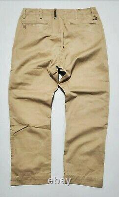 New Polo Ralph Lauren Men Relaxed Fit Patchwork Distressed Chino/khaki Pant Nwt