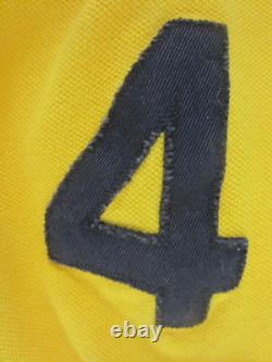 New Polo Ralph Lauren Mens L Navy Yellow Stripe Embroidered Griffin Dragon Shirt