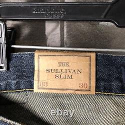 New Polo Ralph Lauren Mens Sullivan Slim Graffiti Patch Denim Jeans 33X30