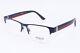 New Polo Ralph Lauren Ph 1220 9273 Blue Red Authentic Frames Eyeglasses 54-17