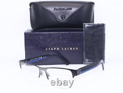 New Polo Ralph Lauren Ph 1220 9307 Gunmetal Black Authentic Eyeglasses 56-17