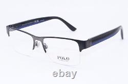 New Polo Ralph Lauren Ph 1220 9307 Gunmetal Black Authentic Eyeglasses 56-17