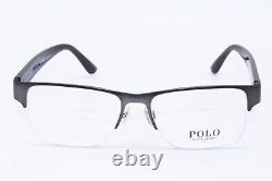 New Polo Ralph Lauren Ph 1220 9307 Gunmetal Black Authentic Eyeglasses 56-17