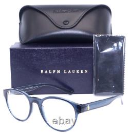 New Polo Ralph Lauren Ph 2238 5612 Transparent Blue Authentic Eyeglasses 51-20
