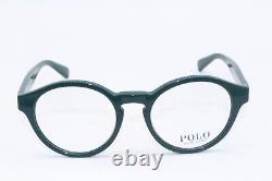 New Polo Ralph Lauren Ph 2243 5421 Round Green Authentic Frames Eyeglasses 59-19