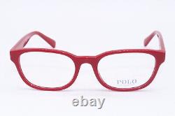 New Polo Ralph Lauren Ph 2244 5257 Polished Red Authentic Frame Eyeglasses 54-19