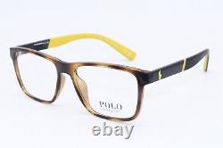 New Polo Ralph Lauren Ph 2257u 5003 Havana Yellow Authentic Eyeglasses 53-16