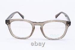 New Polo Ralph Lauren Ph 2258 6085 Transparent Brown Authentic Eyeglasses 51-21
