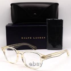 New Polo Ralph Lauren Ph 2261u 5034 Transparent Beige Authentic Eyeglasses 53-20
