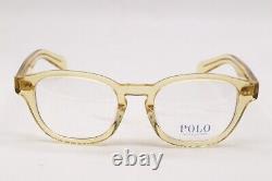 New Polo Ralph Lauren Ph 2261u 6088 Clear Beige Gold Authentic Eyeglasses 51-20