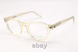 New Polo Ralph Lauren Ph 2262 5034 Transparent Beige Authentic Eyeglasses 50-21