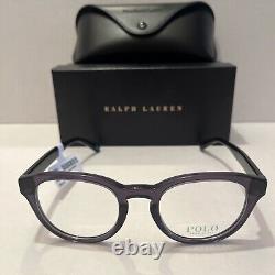 New Polo Ralph Lauren Ph 2262 5965 Transparent Black Authentic Eyeglasses 50-21