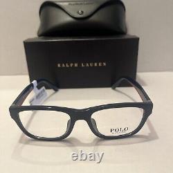 New Polo Ralph Lauren Ph 2263u 5620 Blue Red Authentic Frames Eyeglasses 53-18