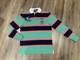 New Polo Ralph Lauren Rugby 3rd Division Green Pink Shirt Long Sleeve Men Size S