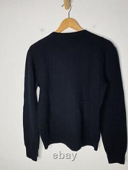New Polo Ralph Lauren Small Sweater VTG Rodeo Western Wool RRL Off White Indian