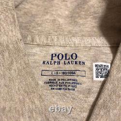 New Polo Ralph Lauren Sweater Mens Large Full ZIp Sweatshirt Jacket Fleece Pony