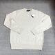 New Polo Ralph Lauren Sweater Mens Small Washable Cashmere Beige Casual A23232