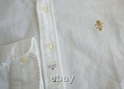 New RALPH LAUREN SKULL & CROSSBONES 100% Cotton CLASIC FIT OXFORD Shirt L