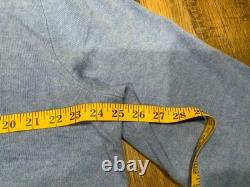 New RLX Ralph Lauren Blue Heather 100% Cashmere Pullover Hoodie Men's Sz XL