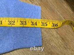 New RLX Ralph Lauren Blue Heather 100% Cashmere Pullover Hoodie Men's Sz XL