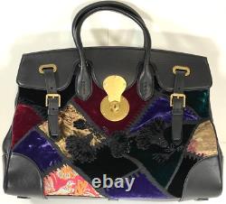 New Ralph Lauren 50th Anniversary Limited Edition Ricky Patch Handbag $5,500