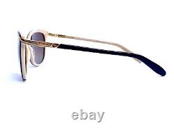 New Ralph Lauren Black Beige Brown Gold Cat Eye Sunglasses RA5203 1090 54 16 135