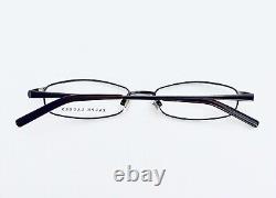 New Ralph Lauren Black Copper Rectangular Metal Glasses Italy RL5006 49 15 135
