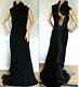 New Ralph Lauren Black Label Venezia Ruffle Long Dress Evening Gown It 44 / Us 8