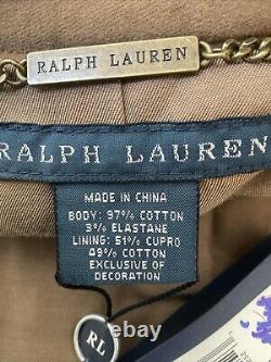 New Ralph Lauren Blue Label Brown Short Bolero Jacket Size 4