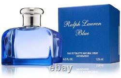 New Ralph Lauren Blue Perfume 4.2 Oz 125 ml EDT Eau De Toilette Spray Women