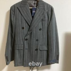 New Ralph Lauren Double Breasted Stripe Tailored Jacket 38s