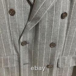 New Ralph Lauren Double Breasted Stripe Tailored Jacket 38s