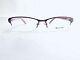 New Ralph Lauren Eyeglasses Rectangular Half Rim Rose Gold Pink Ra6032 52 16 135