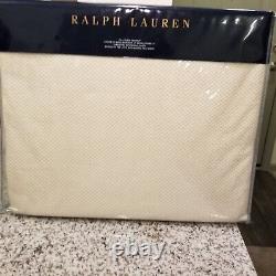 New Ralph Lauren Full/Queen Coverlet Matelasse Cream FRANCOISE 0026