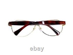 New Ralph Lauren Gold Tortoise Metal Aviator Eyeglasses RA4096 106/T5 59 11 130