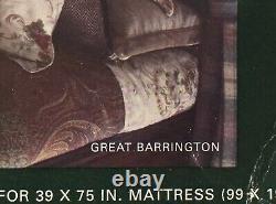 New Ralph Lauren Home Great Barrington Paisley King Bedskirt Sateen Cotton Rare