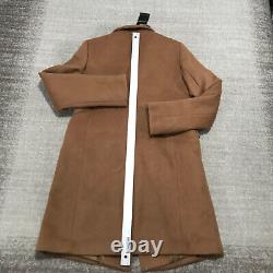 New Ralph Lauren Jacket Women's 6 Brown Wool Blend Reefer Coat Vicuna NWT $315
