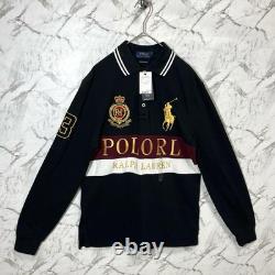 New Ralph Lauren Long Sleeve Polo Shirt Big Pony Logo Embroidery